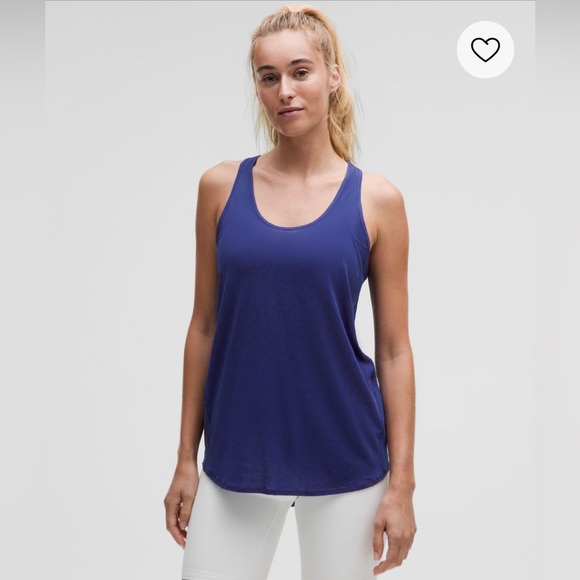 lululemon athletica Tops - Lululemon Blue Essential Tank Pleated